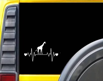 Giraffe Lifeline Window Decal Sticker *I217*