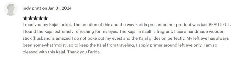 Kajal Handmade Natural Eyeliner image 4