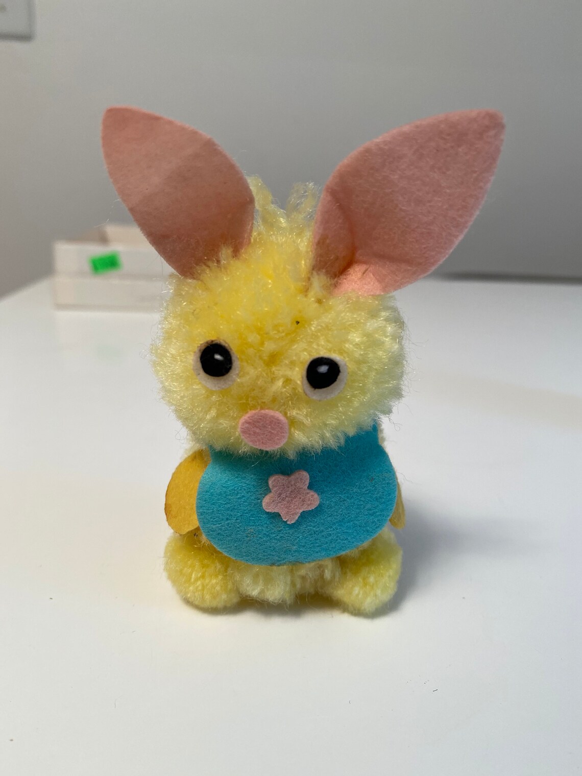 Vintage Pipe Cleaner Easter Bunny Figurines on Original Etsy