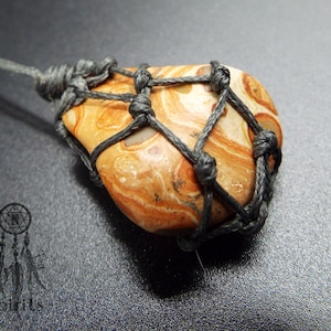 Leopard Skin Jasper Necklace/Raw Jasper/Long Pendant/Gemsotne Necklace/Boho/Bohemian/hippie/Nature/Healing Crystal/Gift for Her/Chakra/Zen