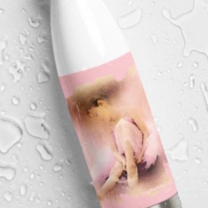 Ballerina Stainless Steel Water Bottle, Dancer Water Bottle, Pink Ballerina Water Bottle, Ballerina Bottle, #dancelife