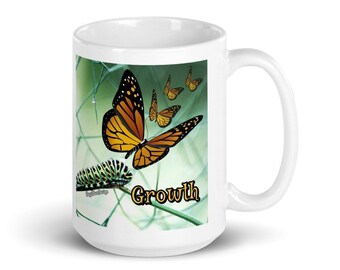 Monarch Butterfly Mug, Butterfly Coffee Mug, Butterfly Lover Mug
