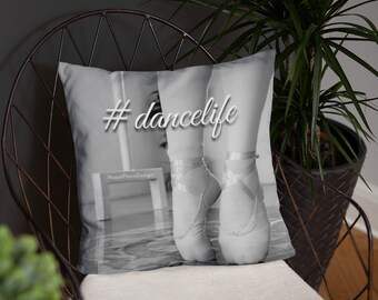 Ballerina Pillow, Throw Pillow, Accent Pillow, Dancelife Pillow