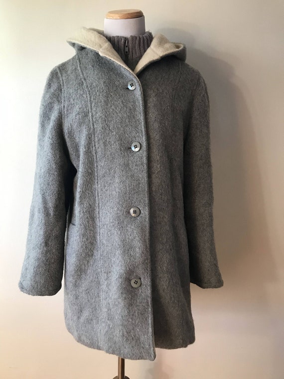 Vintage 1960's Surrey Classic Wool Blanket Coat