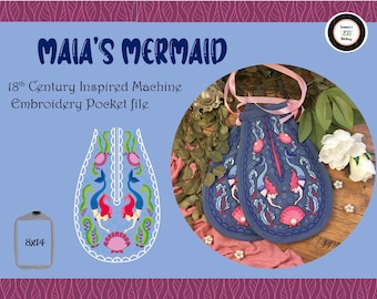 Sereia de Maia (arquivos de bolso para bordado à máquina do século XVIII)