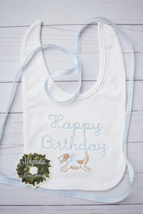 happy birthday bib
