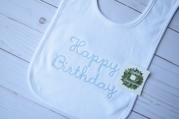 happy birthday bib