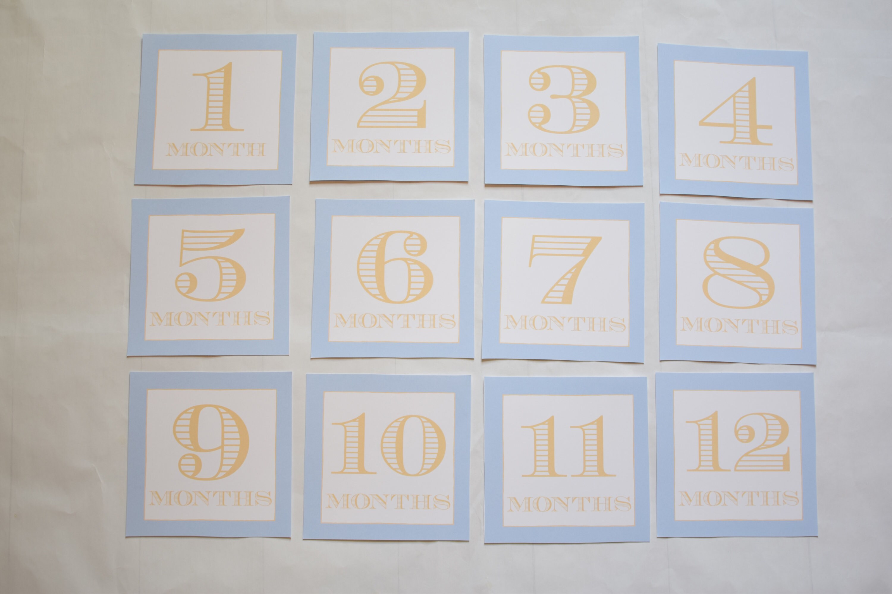 Instant Download Monthly Milestone Printable, Baby Boy Printable ...