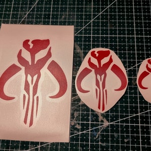 Mythosaurier Schädel Symbol Vinyl Decal / Lackierschablone Aufkleber