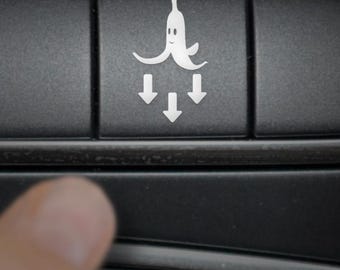 Decalcomania dell'autoadesivo di Mario Kart - Oggetto di potenziamento Bananen