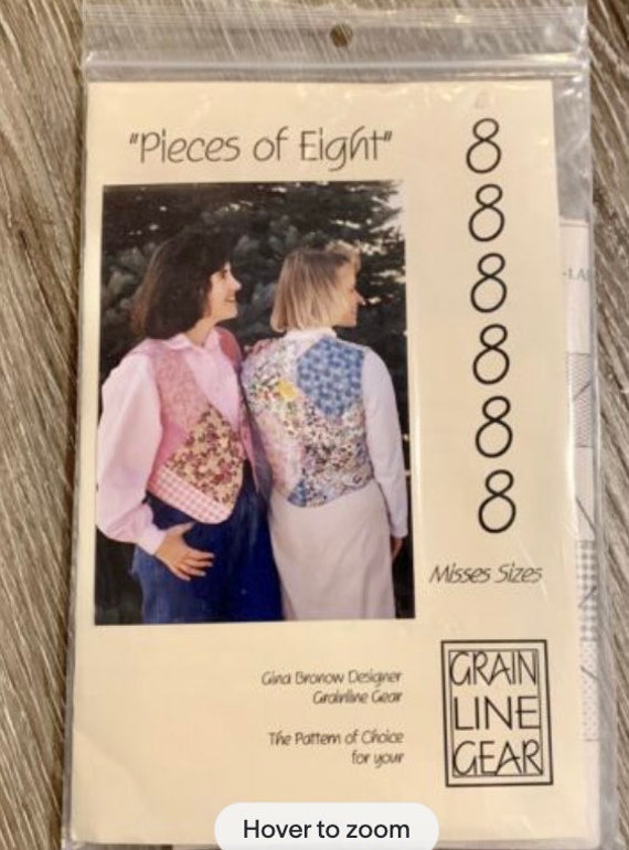 Vintage Vest Sewing Patterns Etsy