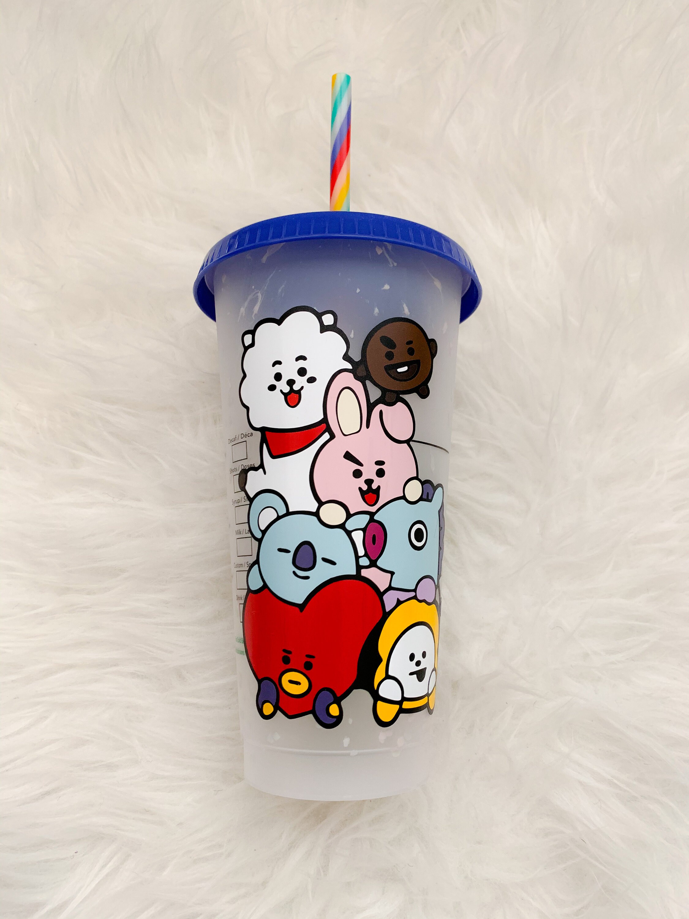 Starbucks Cold Cup/ BT21 INSPIRED /BTS INSPIRED/ K-Pop | Etsy