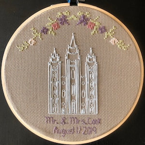 Temple  Cross Stitch
