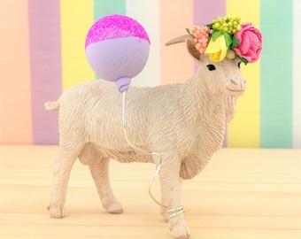 Goat Cake Topper/Farm Party Cake/Farm Animal Cake Toppers/Party Animals