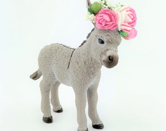 Donkey Foal Cake Topper/Farm Party Cake/Farm Animal Cake Toppers/Party Animals