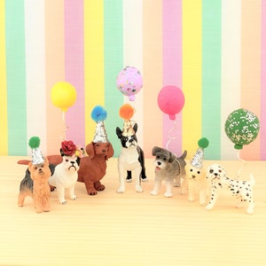 Small Dogs Cake Topper/Pets Party Cake/Pets Animal Cake Toppers/Party Animals/Dog Party Cake