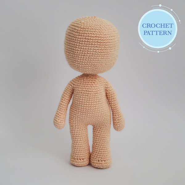 Amigurumi Doll Crochet Pattern Medium Size