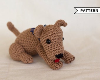 Dog Amigurumi Pattern, Puppy Crochet Pattern, Pet Animal