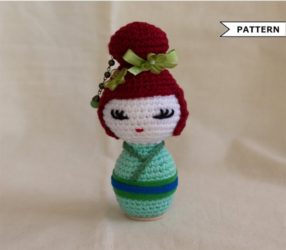 kokeshi doll crochet