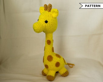 Giraffe Crochet Pattern, Giraffe Amigurumi, Plush Toy
