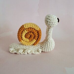 Snail Crochet Pattern, Amigurumi Snail, Crochet Snail Tutorial, Soft Toy image 4