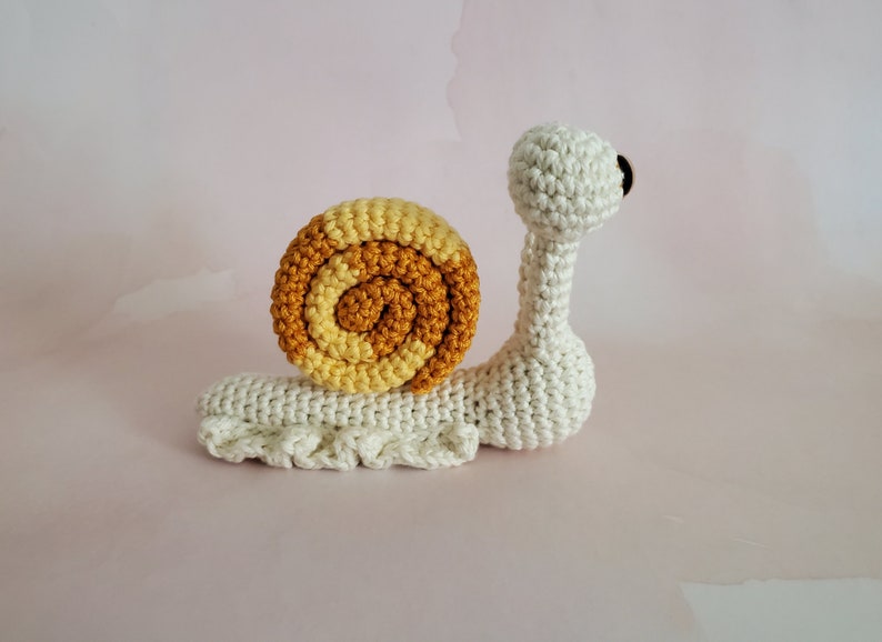 Snail Crochet Pattern, Amigurumi Snail, Crochet Snail Tutorial, Soft Toy image 4