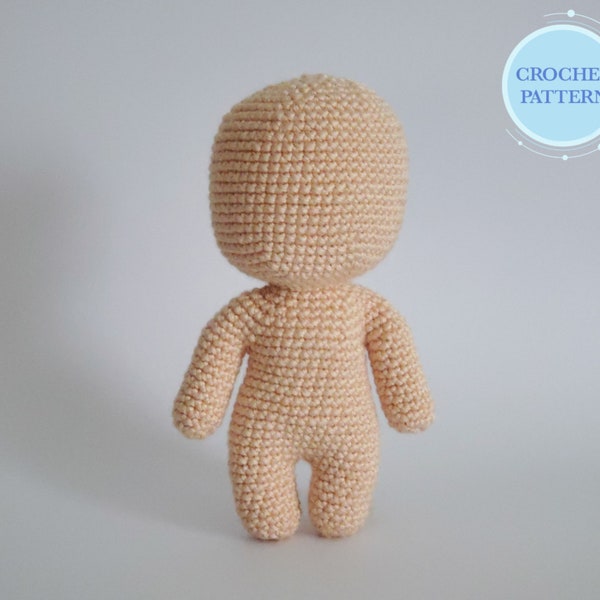 Chibi Doll Body Base Crochet Amigurumi Pattern