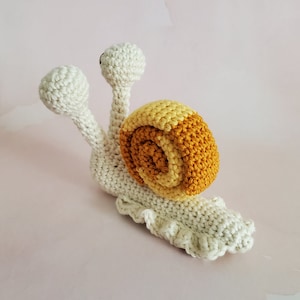 Snail Crochet Pattern, Amigurumi Snail, Crochet Snail Tutorial, Soft Toy image 2