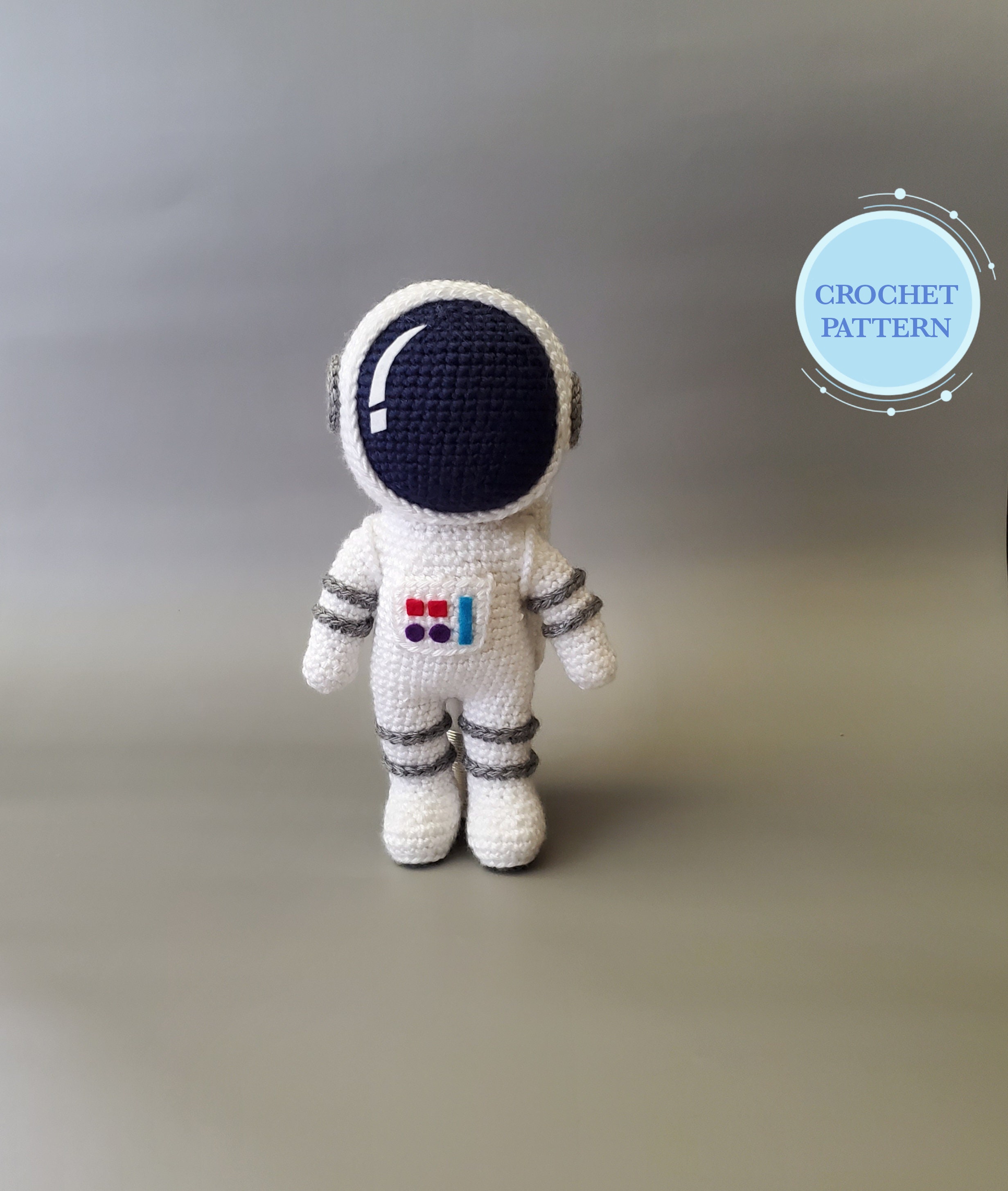 MINI Atlas Astronaut Knotted Lovey — PATTERN