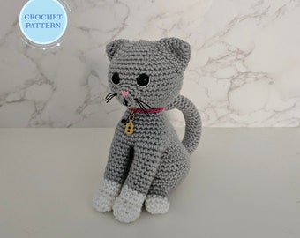 Cat Crochet Pattern Amigurumi Kitty Cat