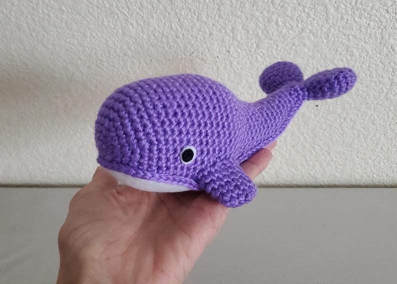 Whale amigurumi crochet pattern image 2