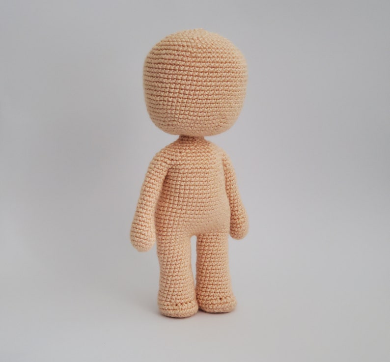 Amigurumi Doll Crochet Pattern Medium Size image 2