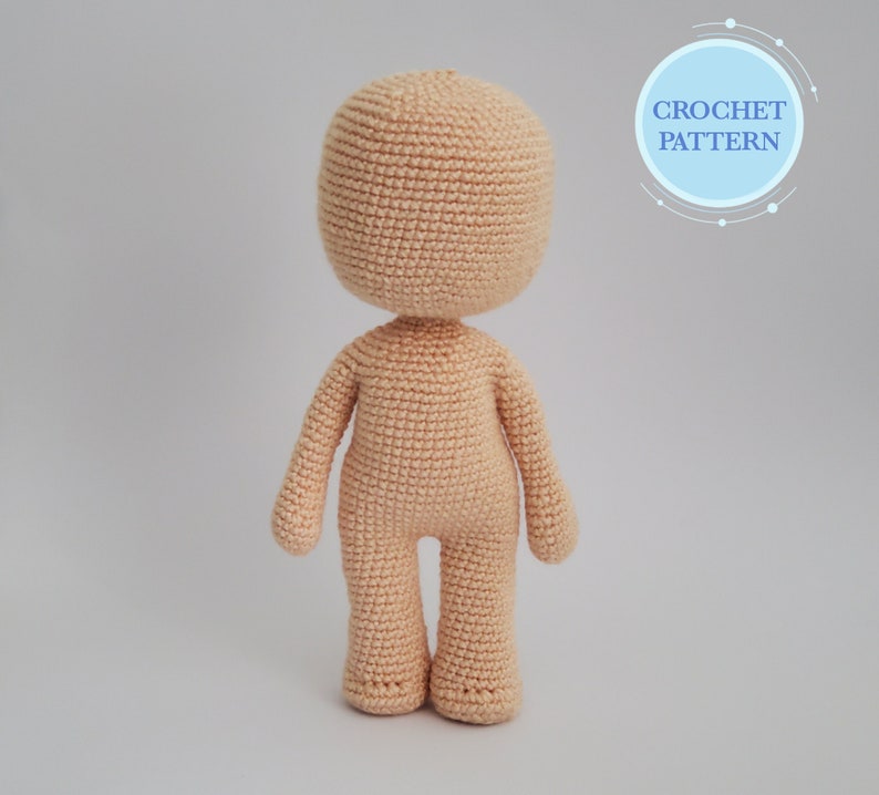 Amigurumi Doll Crochet Pattern Medium Size image 1