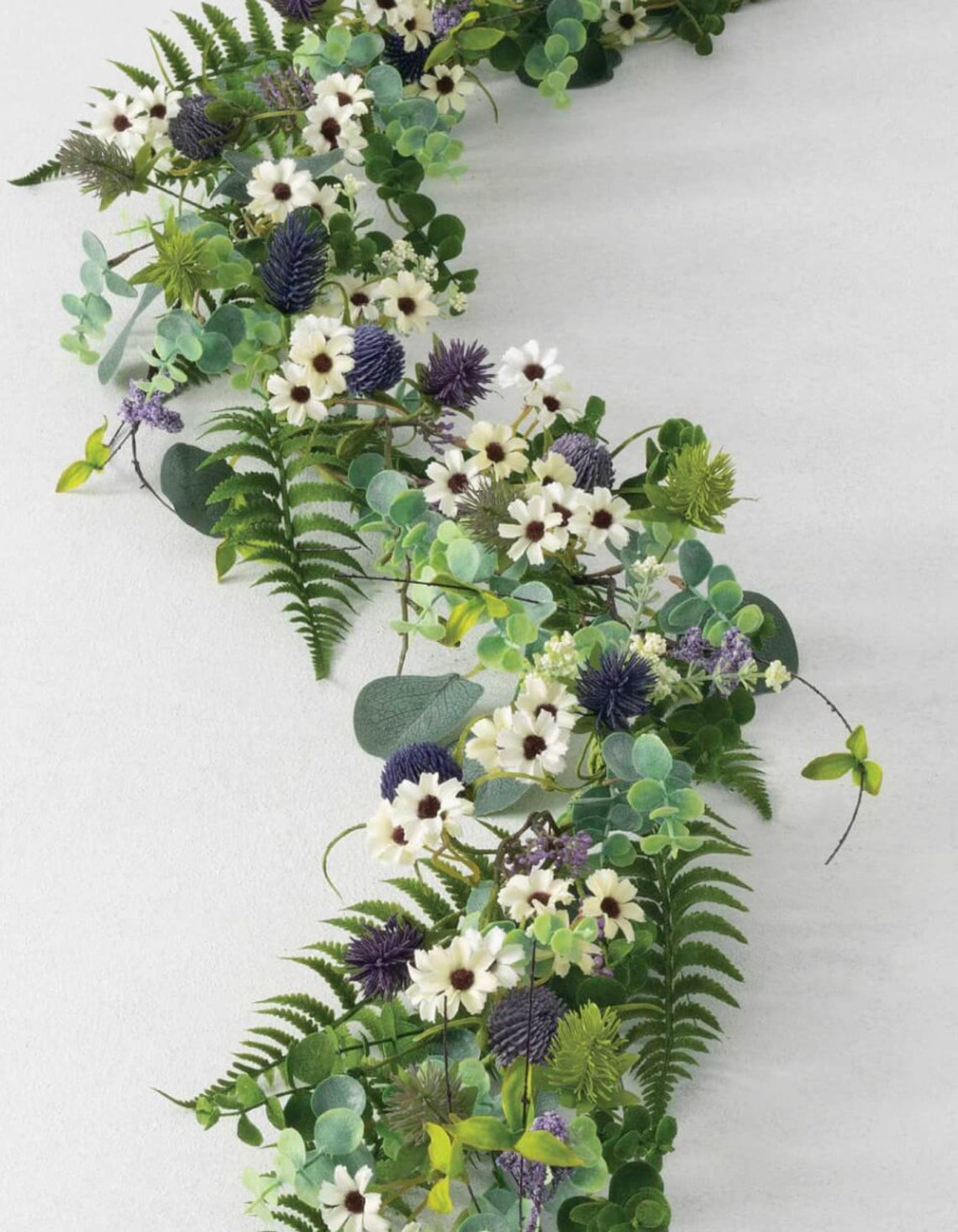 Wildflower Garland spring garland farmhouse decor dry | Etsy