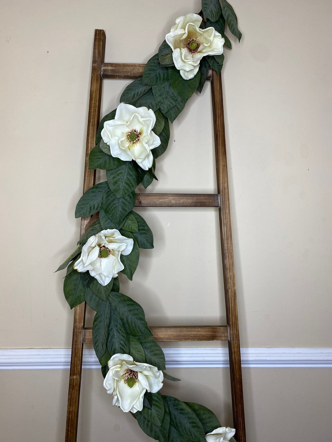 Magnolia Garland Fixer upper Magnolia Spring Floral Etsy