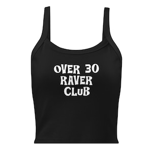 Over 30 Raver Club Micro-Rib Tank Top | music festival outfits rave wear mens rave outfit womens edm tshirt headbanger house music techno