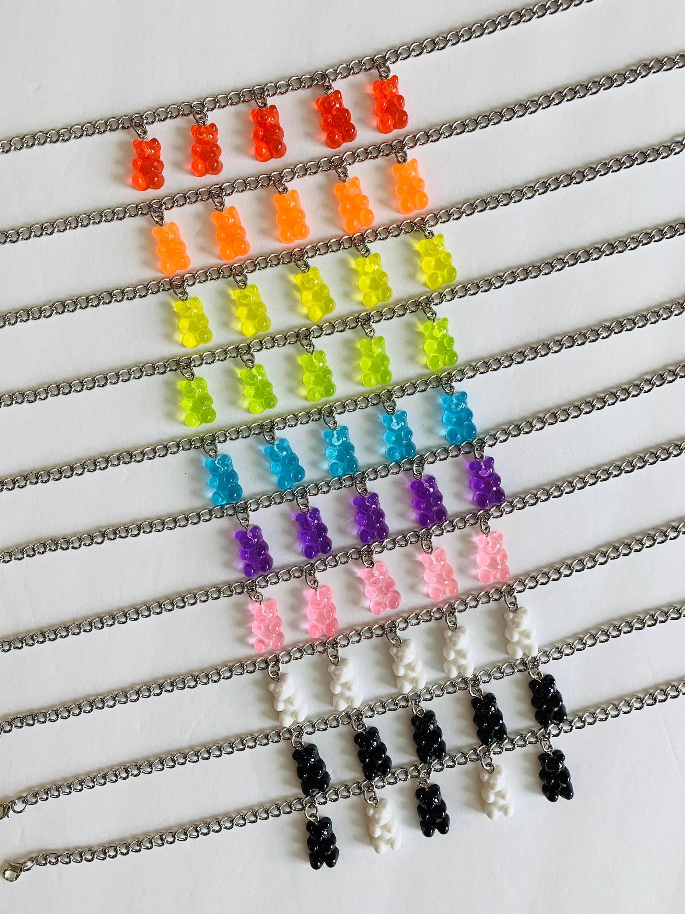Yummy Gummy Chain Choker (metal chain)