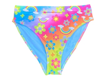 Funky Town High-Waisted Bikini Bottom