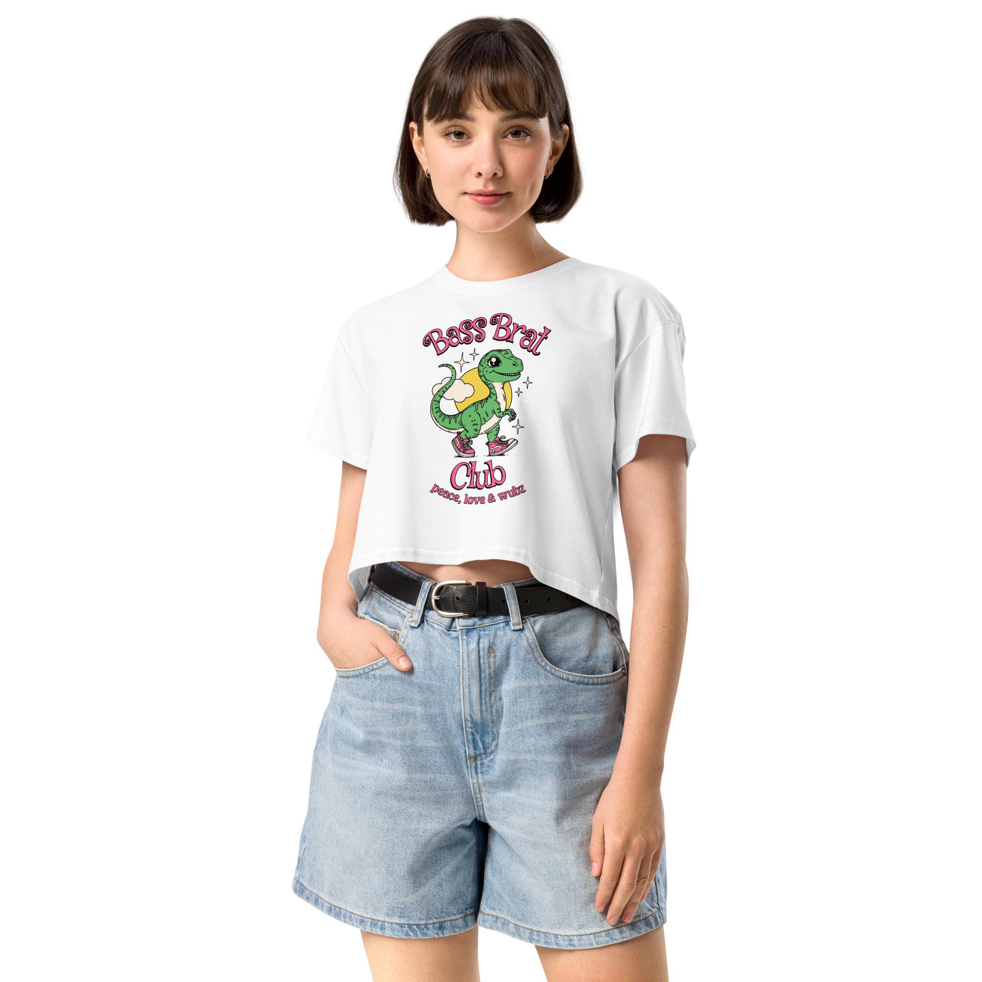Bass Brat Club Crop Top | Edm Crop Top Dubstep Rave Shirt Womens Rave ...