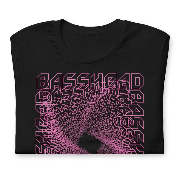Basshead T-Shirt | EDM shirt bass head shirt rave tshirt music festival edm mens rave outfit womens rave top edm lost lands tshirt bass