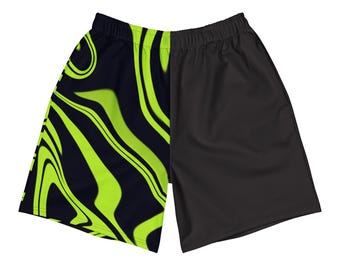 Slime Men's Shorts | men's rave shorts mens rave outfit edm festival mens plus size shorts athletic edm festival outfits mens matching rave