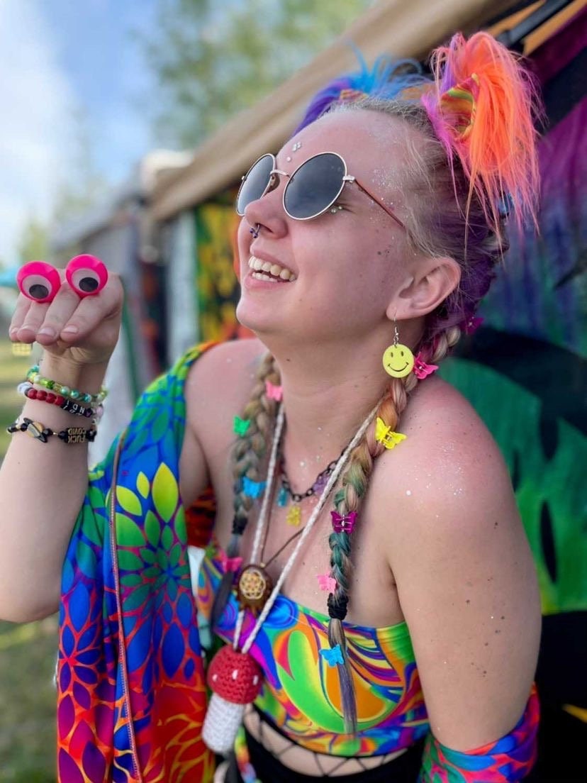 Smile Rave Smiley Face Charm Earrings | Music Festival Accessory EDM Jewelry EDC ...