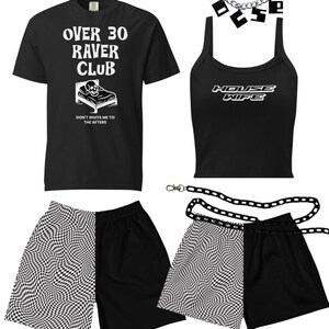 House Wife Micro-Rib Tank Top | house music rave wear womens festival shirt outfits techno summer music festival outfit edm concert shirt image 4