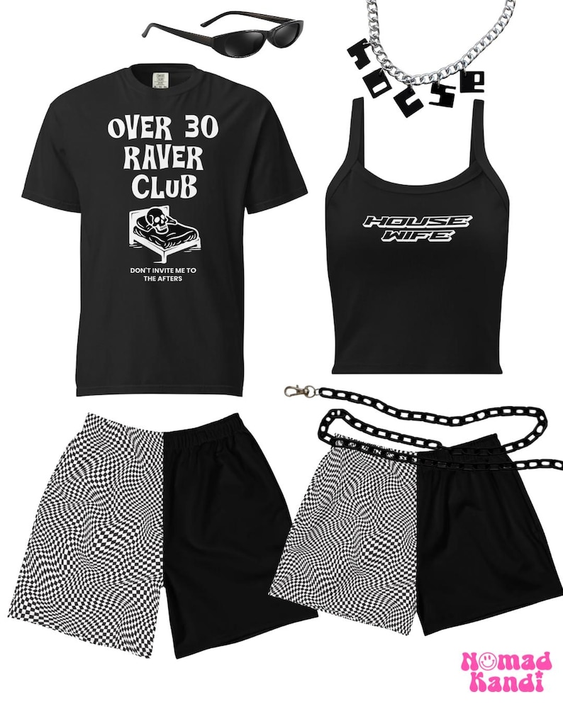 House Wife Micro-Rib Tank Top | house music rave wear womens festival shirt outfits techno summer music festival outfit edm concert shirt image 4