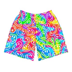 Liquid Smiles Men&#39;s Shorts | men&#39;s rave shorts rave outfit edm festival mens plus size shorts rave edm festival outfits mens matching rave