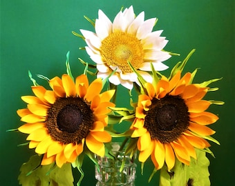Papier Sonnenblume Vorlage: 3D Blume SVG, Scan&Cut (Video Tutorial)