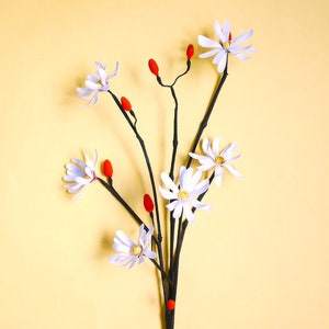 Magnolia Kobus Stellata - Star Magnolia - Vorlagen - Papierblume - Instant Download - Video Tutorial - SVG - Silhouette - Brother
