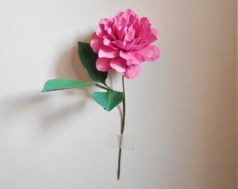 Gregoria Paper Flower Template: Easy DIY Craft (SVG, PDF)