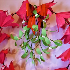 Mistletoe - Templates - Instant Download -  Video Tutorial - SVG - Cricut - Silhouette - S&C - DIY - Christmas Decor - Home Decor