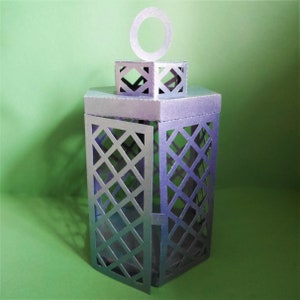 3D Lantern - Templates - Instant Download - Video Tutorial - Cricut - Silhouette - S&C - SVG - Home Decor - Paper Craft - DIY